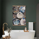 Seaside Retreat Indoor Wall Decor Canvas Tapestry, Shells 36"x24" Canvas Tapestry
