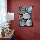 Seaside Retreat Indoor Wall Decor Canvas Tapestry, Shells 36"x24" Canvas Tapestry