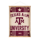 Texas A&M, Canvas Wall Tapestry, Large, 54x36