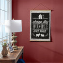 Heart of the Home, Indoor Wall Décor Canvas Tapestry, Always Stay Humble and Kind 36"x24" Canvas Tap