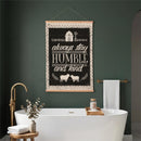 Heart of the Home, Indoor Wall Décor Canvas Tapestry, Always Stay Humble and Kind 36"x24" Canvas Tap