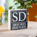 State Wooden Plock South Dakota 6x6"