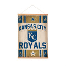 Kansas City Royals, Canvas Wall Tapestry, Medium, 36x24