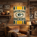 Green Bay Packers, Canvas Wall Tapestry, Medium, 36x24
