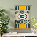 Green Bay Packers, Canvas Wall Tapestry, Medium, 36x24