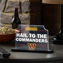 Washington Commanders NFL Football Rectangle Desklite LED Decor
