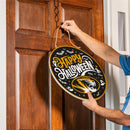 University of Missouri Halloween Round Door Decor with Hanging Rope, 18x18
