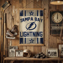 Tampa Bay Lightning, Canvas Wall Tapestry, Medium, 36x24