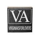 State Wooden Plock Virginia 6x6"