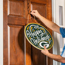 Green Bay Packers Holiday Round Door Decor with Hanging Rope, 18x18