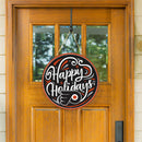 Philadelphia Flyers Holiday Round Door Decor with Hanging Rope, 18x18