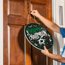 Dallas Stars Halloween Round Door Decor with Hanging Rope, 18x18
