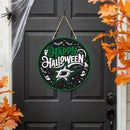 Dallas Stars Halloween Round Door Decor with Hanging Rope, 18x18
