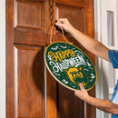 Baylor University Halloween Round Door Decor with Hanging Rope, 18x18