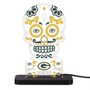 Green Bay Packers NFL Football Sugar Skull Desklite LED Decor