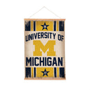 University Of Michigan, Canvas Wall Tapestry, Medium, 36x24