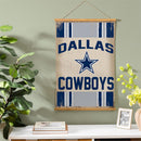 Dallas Cowboys, Canvas Wall Tapestry, Medium, 36x24