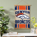 Denver Broncos, Canvas Wall Tapestry, Medium, 36x24