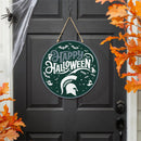 Michigan State University Halloween Round Door Decor with Hanging Rope, 18x18