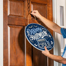 Old Dominion University Halloween Round Door Decor with Hanging Rope, 18x18