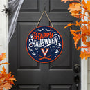 University of Virginia Halloween Round Door Decor with Hanging Rope, 18x18