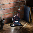 Denver Broncos NFL Football Foam Finger Desklite LED Decor