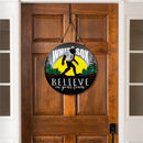 Chicago White Sox Bigfoot Round Door Décor with Hanging Rope, 18x18