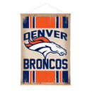 Denver Broncos, Canvas Wall Tapestry, Large, 54x36