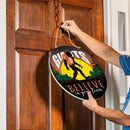 San Francisco Giants Bigfoot Round Door Decor with Hanging Rope, 18x18