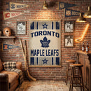 Toronto Maple Leafs, Canvas Wall Tapestry, Large, 54x36