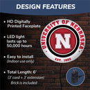 University of Nebraska, Metal Lite, Round
