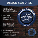 Dallas Cowboys, Metal Lite, Round