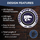 Kansas State University, Metal Lite, Round