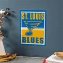 15.5"L x 11.5"H Medium Metal Wall Sign, St Louis Blues 2025