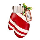 Sugar and Stripes Wall Decor, Metal, Galvanized, Glove , 10", Asst of 2