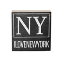 State Wooden Plock New York 6x6"