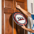 US Marine Corps, 250th Anniversary Round Door Decor with Hanging Rope, 18x18