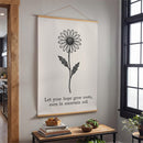 Heart of the Home Indoor Wall Décor Canvas Tapestry, Let Your Hope Grow Roots 52"X 36" Canvas Tapest