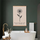 Heart of the Home Indoor Wall Décor Canvas Tapestry, Let Your Hope Grow Roots 36"x24" Canvas Tapestr