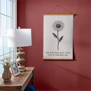 Heart of the Home Indoor Wall Décor Canvas Tapestry, Let Your Hope Grow Roots 36"x24" Canvas Tapestr