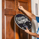 Colorado Rockies Halloween Round Door Décor with Hanging Rope, 18x18