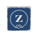 Coastal Wooden Plock Monogram Nautical 6" Z Z
