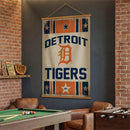 Detroit Tigers, Canvas Wall Tapestry, Large, 54x36