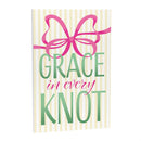Bunny Blooms Indoor Wall Decor, Grace in Every Knot, 16" L x 24" H