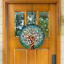 Harvest Blossom Tree Of Life Wood Door Decor, 18"