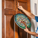 Harvest Blossom Tree Of Life Wood Door Decor, 18"