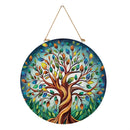 Harvest Blossom Tree Of Life Wood Door Decor, 18"