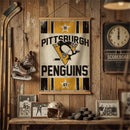 Pittsburgh Penguins, Canvas Wall Tapestry, Medium, 36x24
