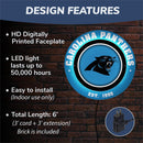 Carolina Panthers, Metal Lite, Round