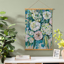 Hillside Pasture Indoor Wall Decor Canvas Tapestry, Floral Bouquet 36"x24" Canvas Tapestry